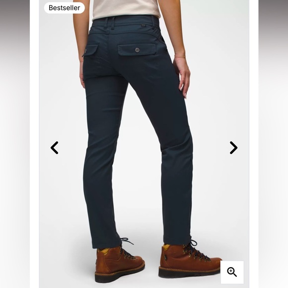 Prana Halle Straight Hiking Pant, size 4 regular, navy, like new - Picture 3 of 15